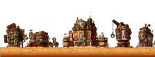 Ramshackle Desert Town