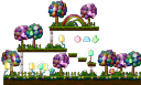 Field of Rainbow Balloons