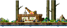Construction Site Inside the Forest