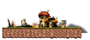 Burning Rural Village