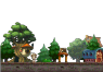 Pixel Supernatural Yut Lobby