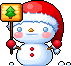 Metal Bucket Snowman