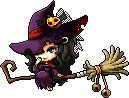 美麗的萬聖節魔女