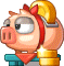 Ribbon Piggy Bank